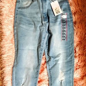 NWT high rise cuffed jeans